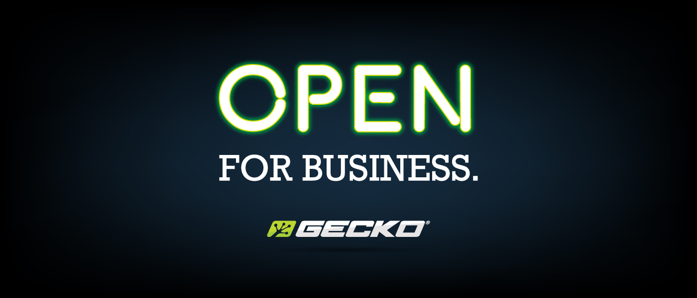 Gecko Open for Business