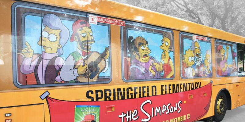 The Simpsons Bus